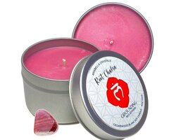 Root Chakra Candle with Crystal