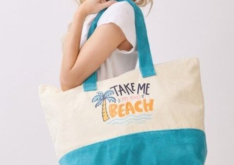 Take Me To The Beach Terry Tote