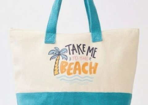 Take Me To The Beach Terry Tote